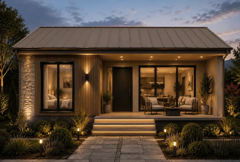 HCE-065 | 65m² Hafif Çelik Prefabrik Ev