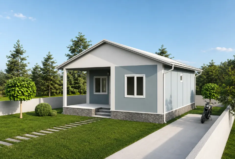 PE001 - 2+1 49 m² Prefabrik Ev