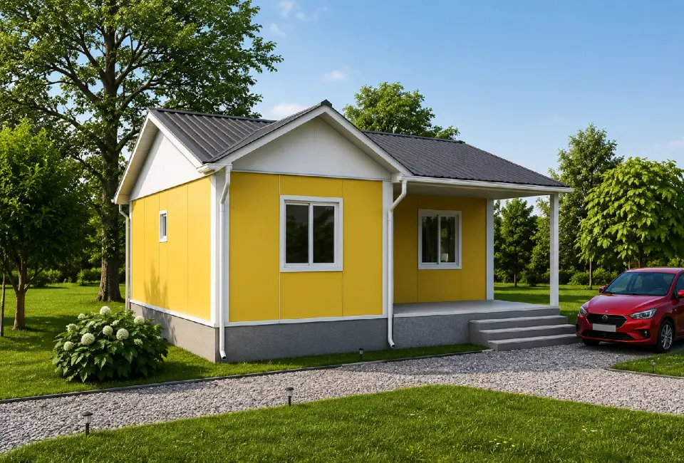 PE009 - 2+1 70 m² Prefabrik Ev