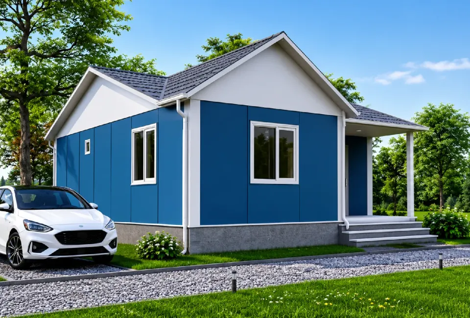 PE010 - 2+1 74 m² Prefabrik Ev